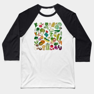 Vegetable Paradise Baseball T-Shirt